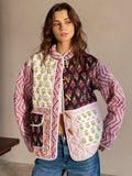 Bohème Floral Winter Coat in Multicolor — Svelte Chic
