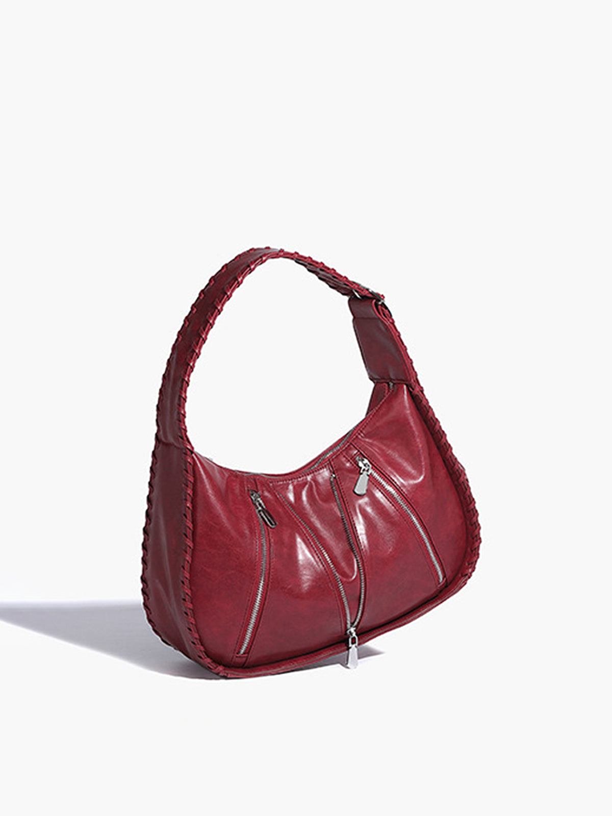 Soft Buckle Zip Underarm Bag — Svelte Chic