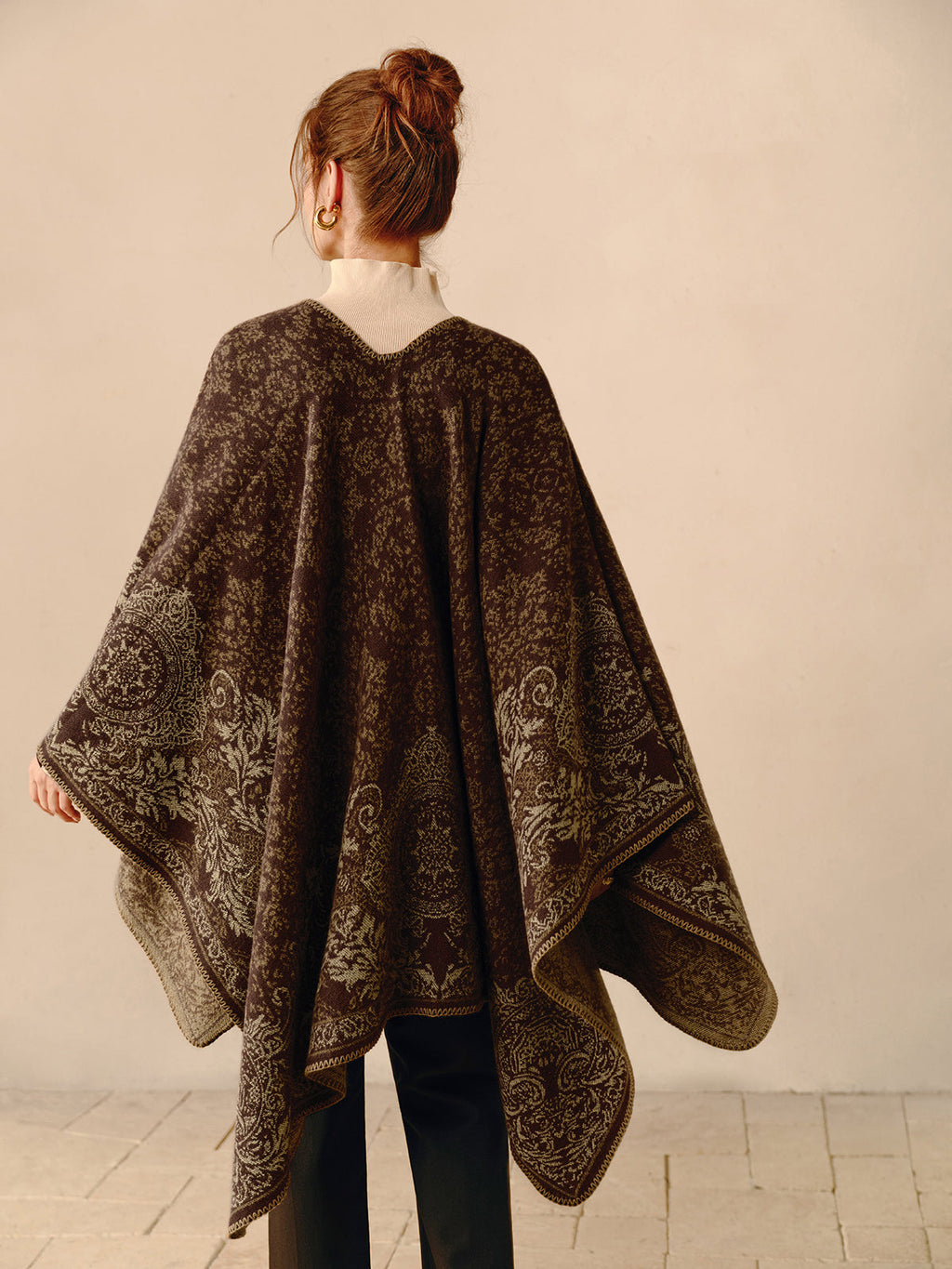 Bohème Reversible Floral Scarf — Svelte Chic