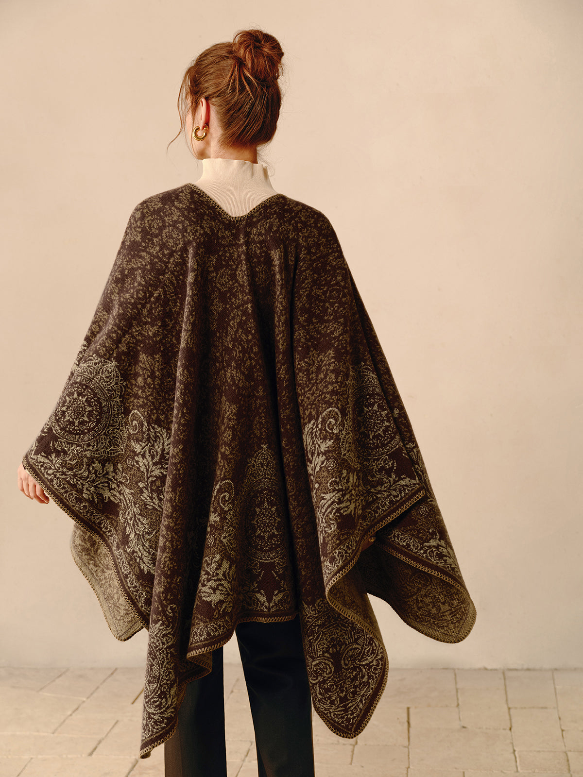 Bohème Reversible Floral Scarf — Svelte Chic