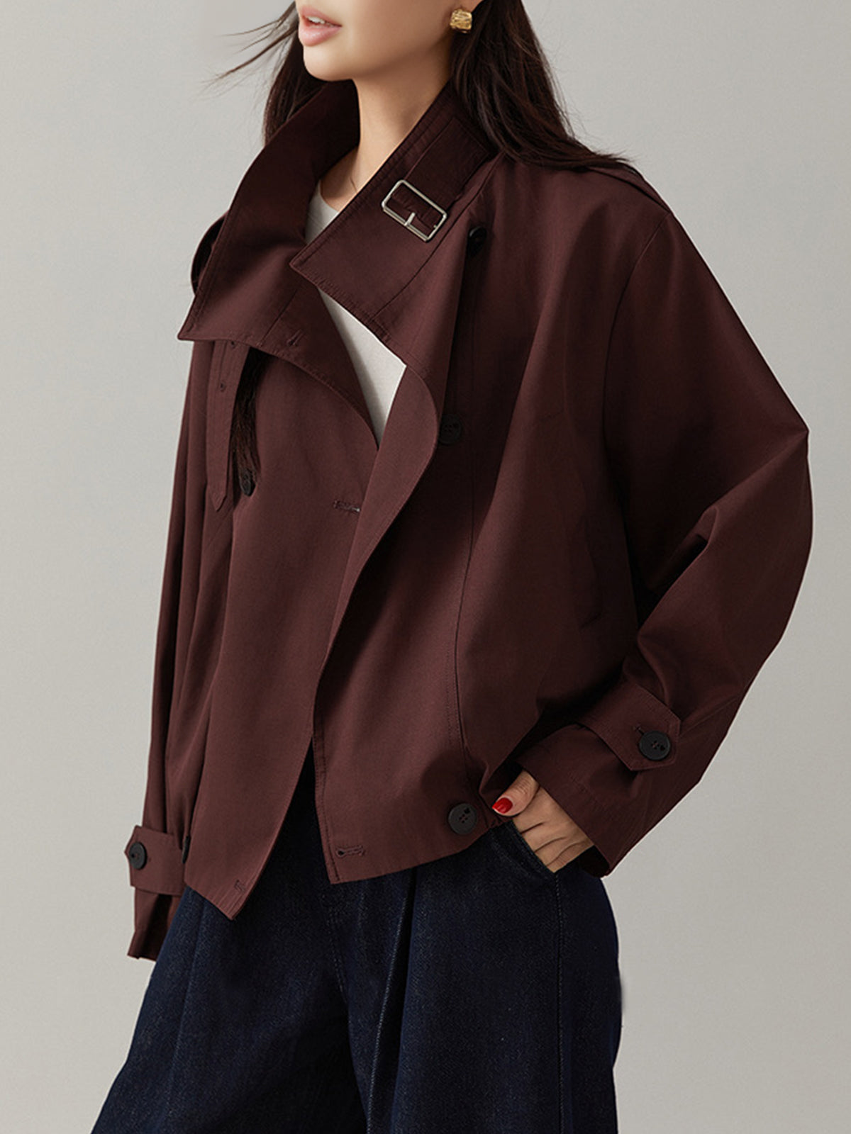 Vintage Loose Trench Coat — Svelte Chic