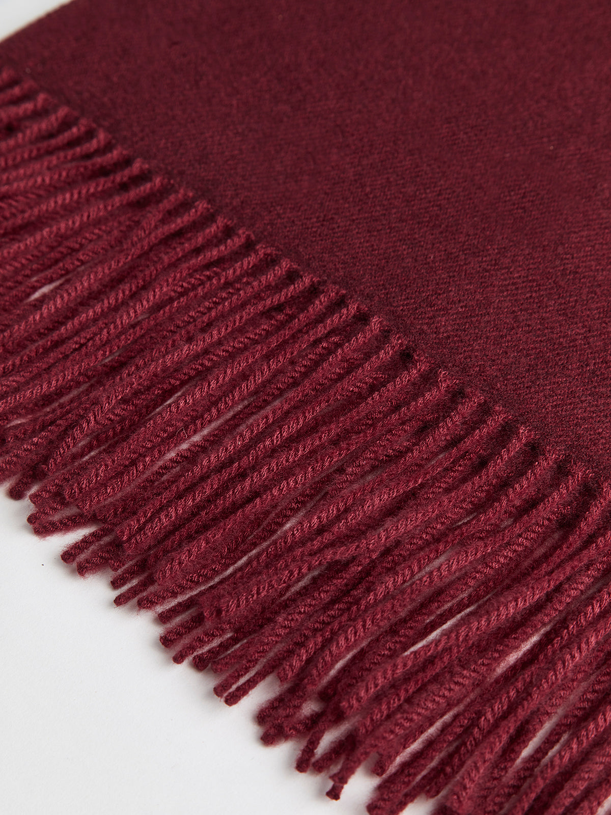 Vintage Plain Tassel Scarf — Svelte Chic