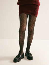 Geometrik Mikronet Pantolon