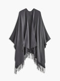 Oversized Plain Scarf in Grey — Svelte Chic
