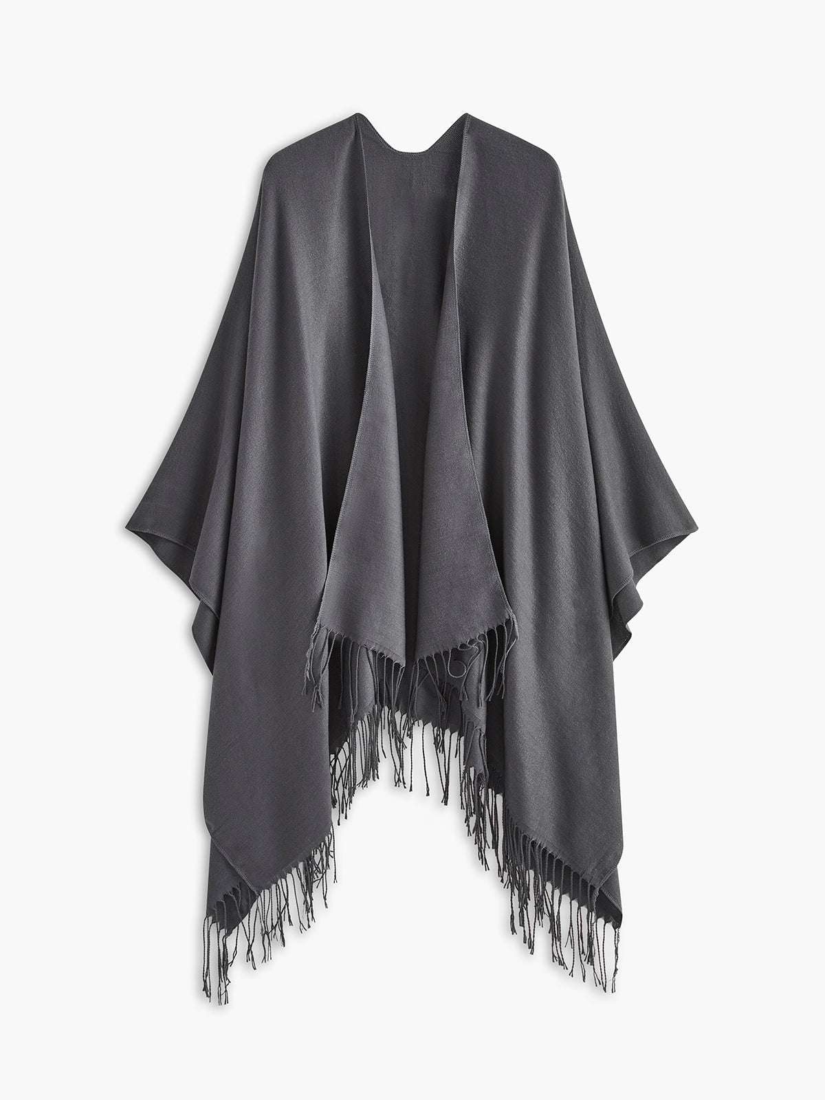 Oversized Plain Scarf in Grey — Svelte Chic