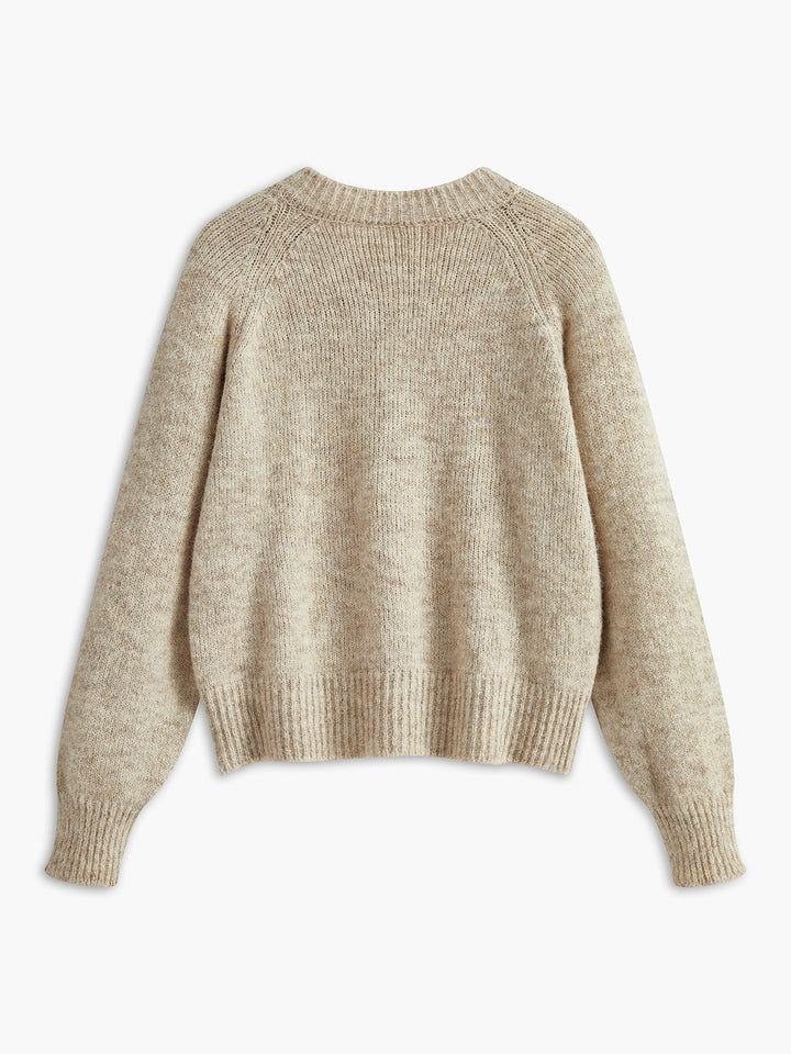 Şık Kalp Düğmeli Kadın Hırka