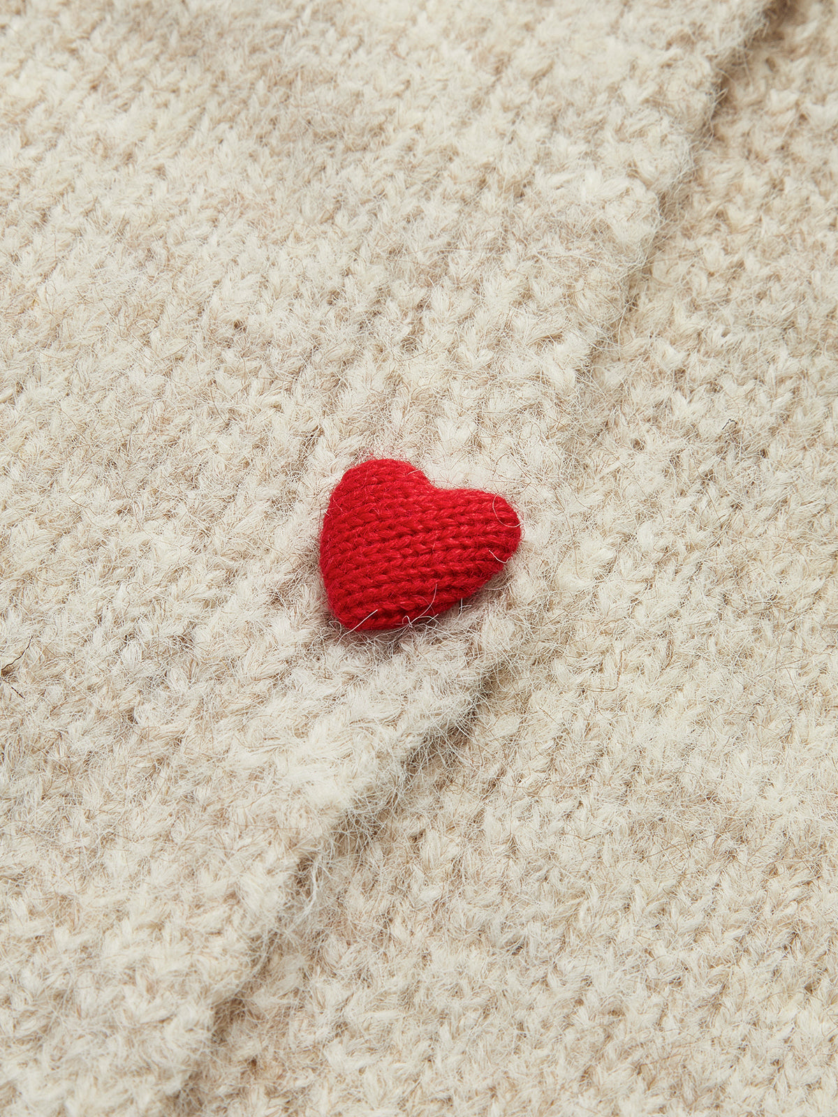 Heart Button Knit Cardigan — Svelte Chic
