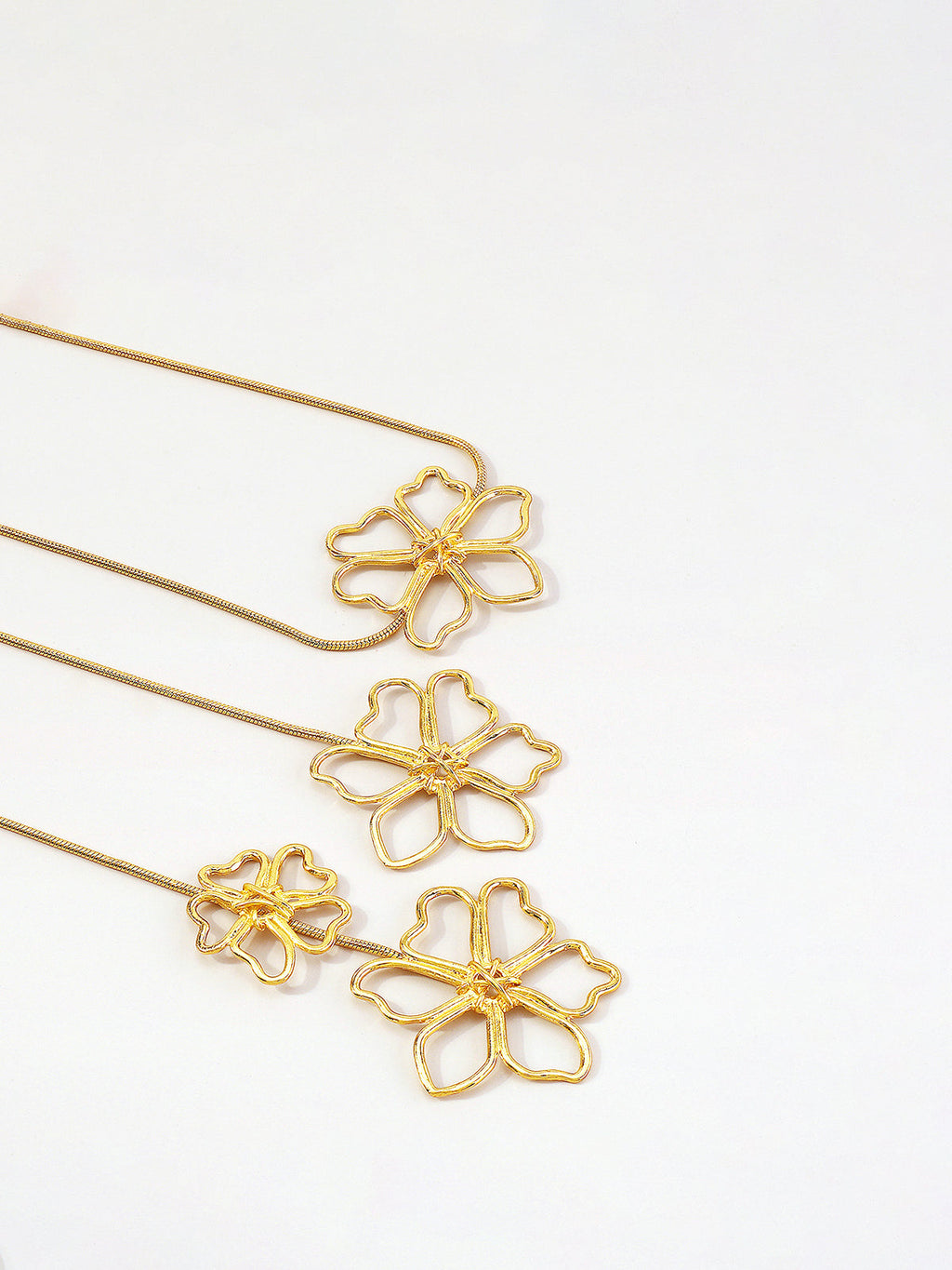 Floral Drop Necklace — Svelte Chic