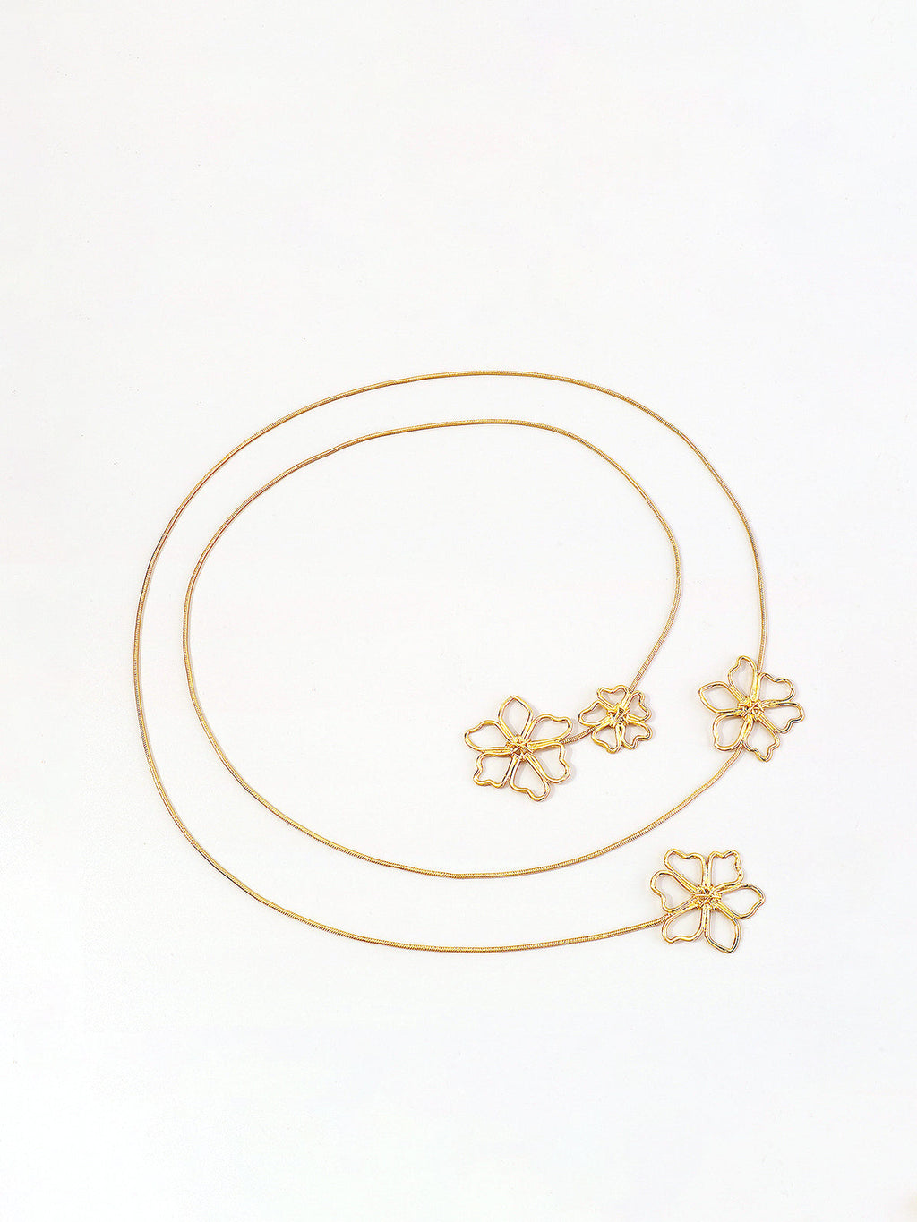 Floral Drop Necklace — Svelte Chic