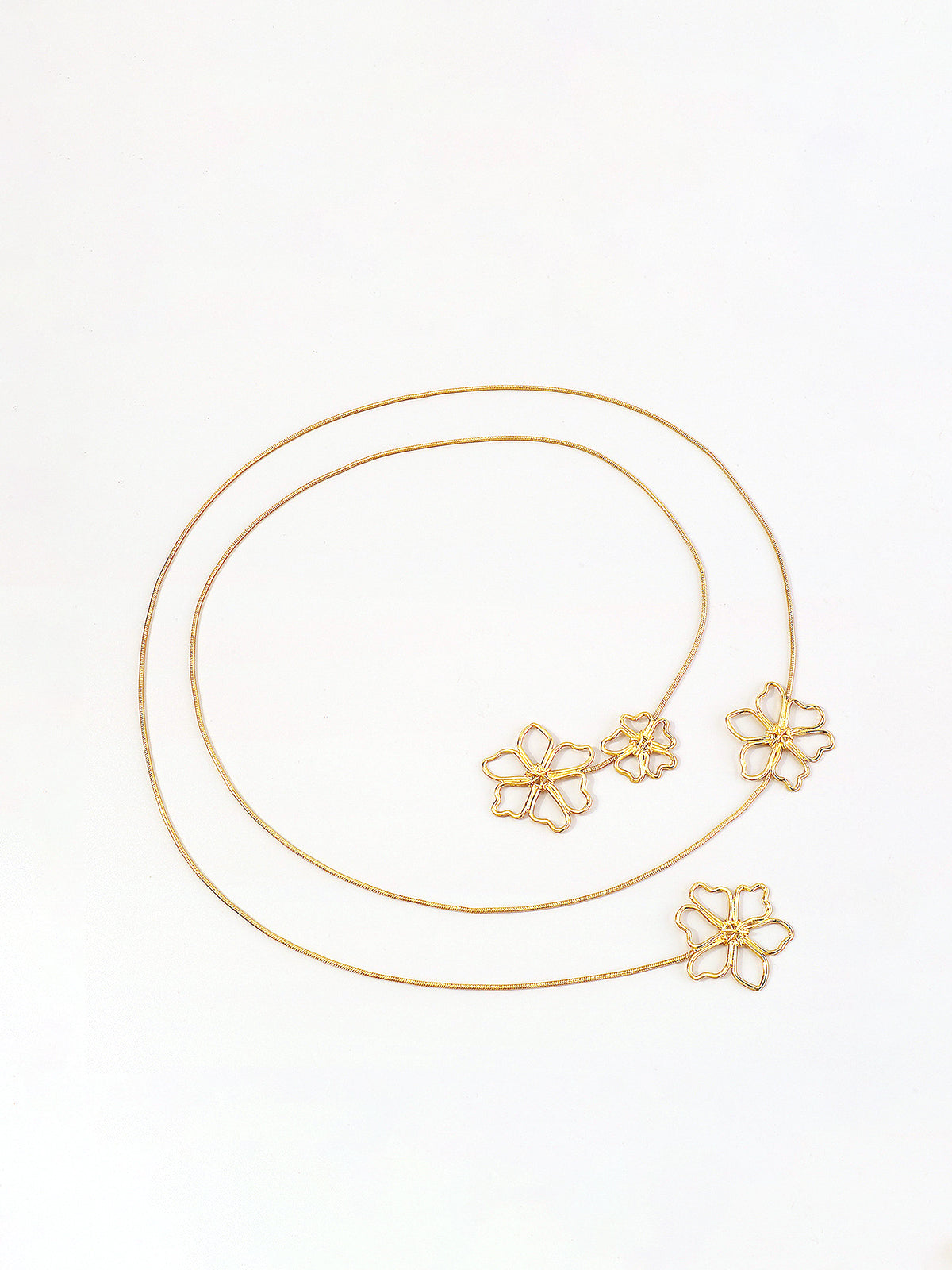 Floral Drop Necklace — Svelte Chic