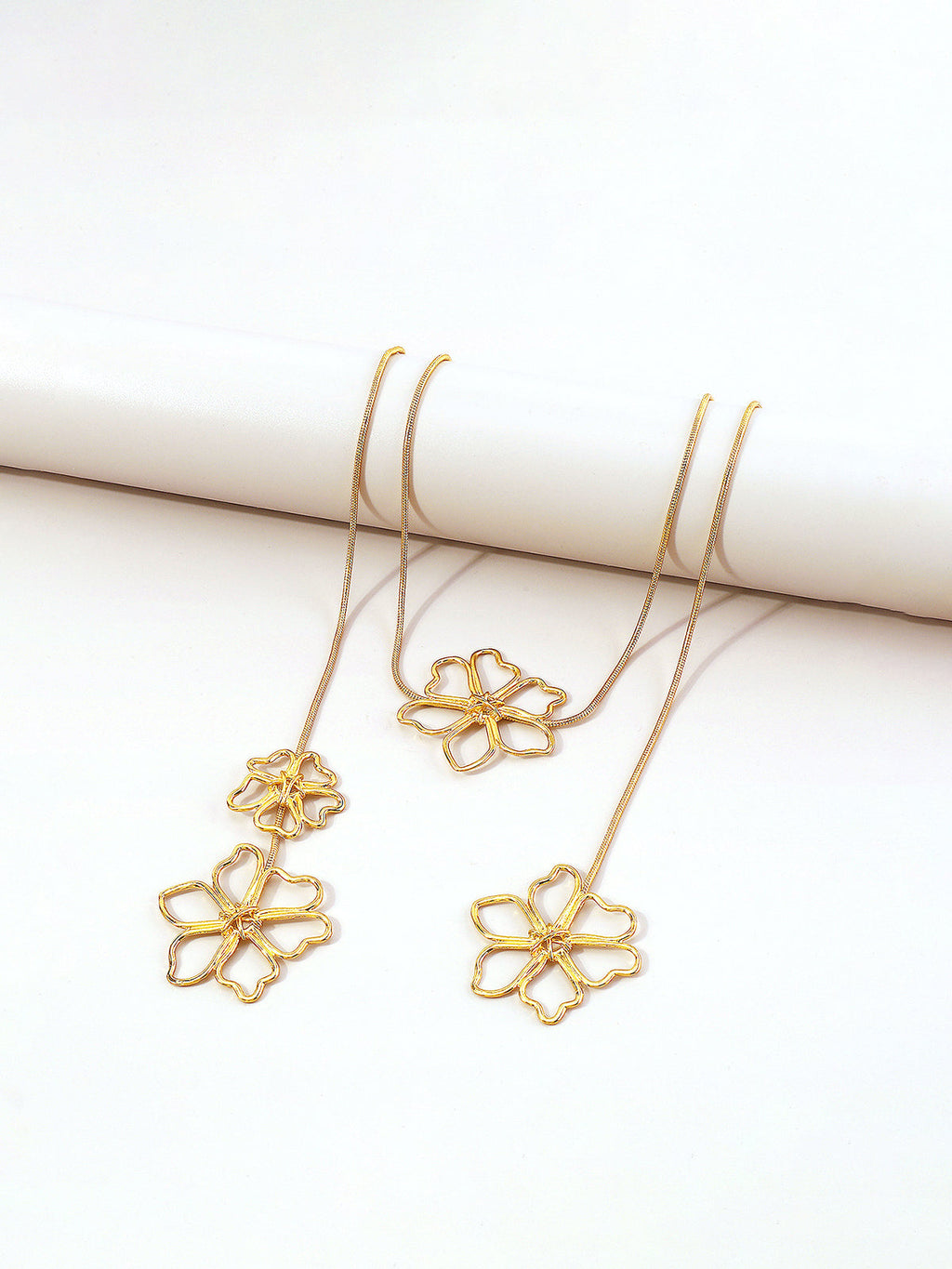Floral Drop Necklace — Svelte Chic