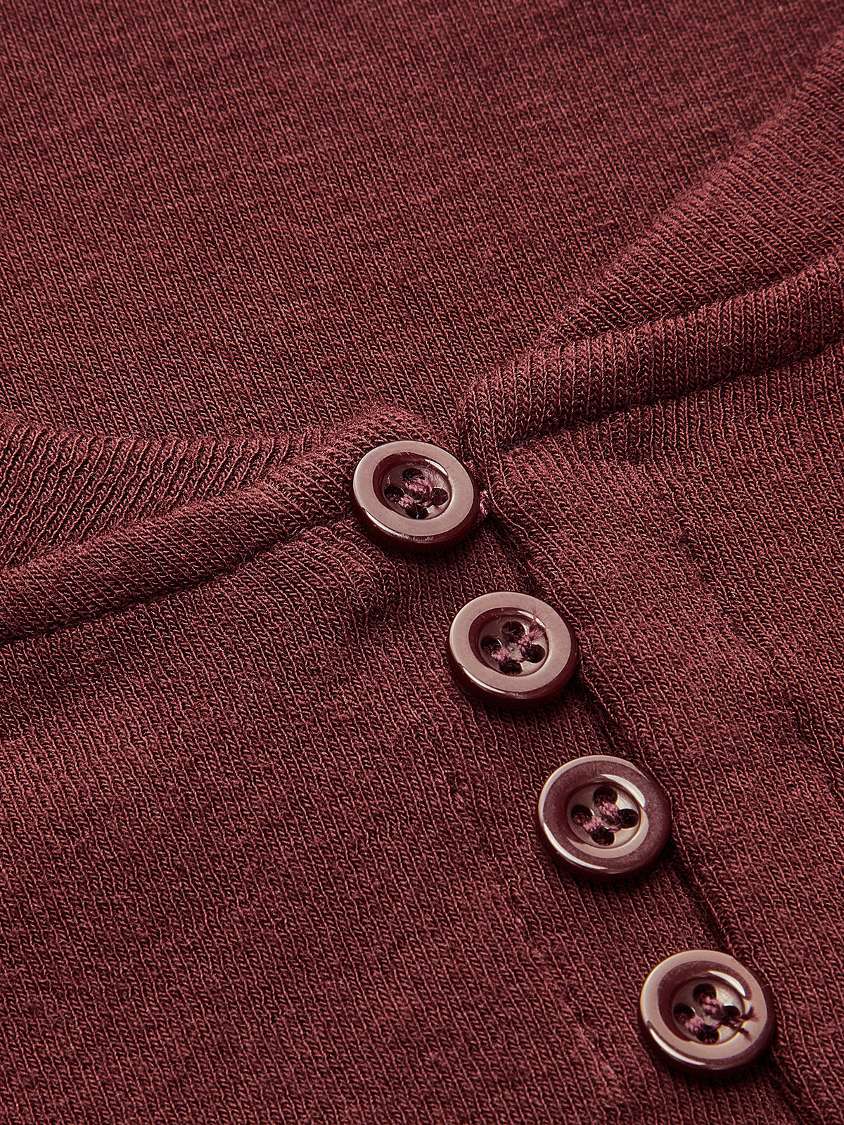 Two-in-One Henley Long Sleeve Top — Svelte Chic
