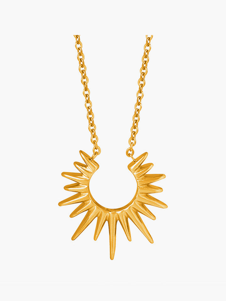 Altın Güneş Patıltısı Kolye