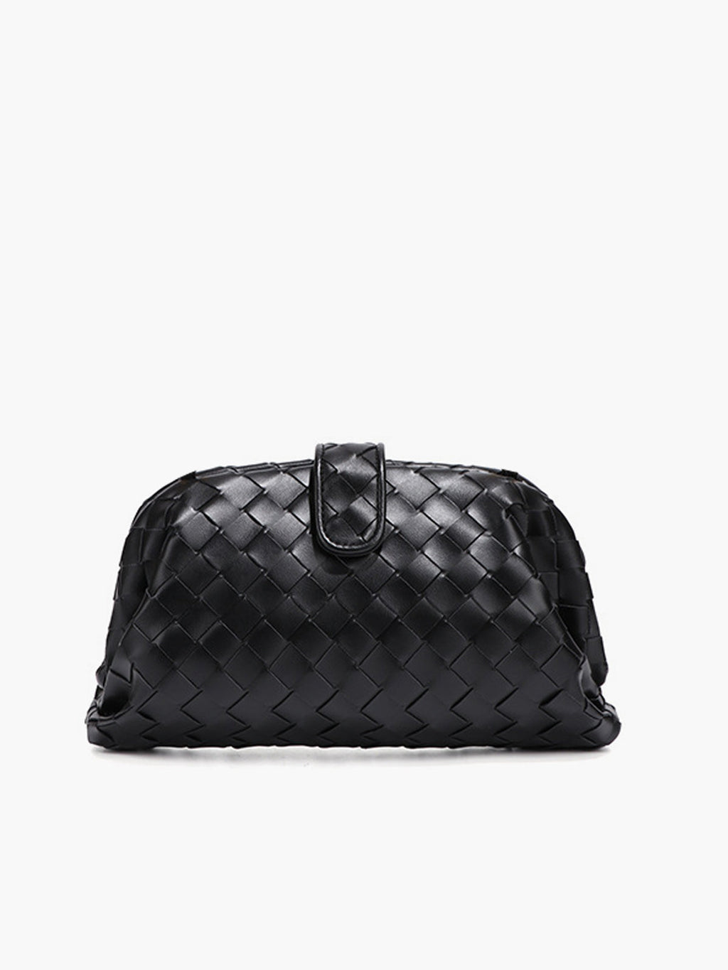 Woven Cloud Dumpling Shoulder Bag in Black — Svelte Chic