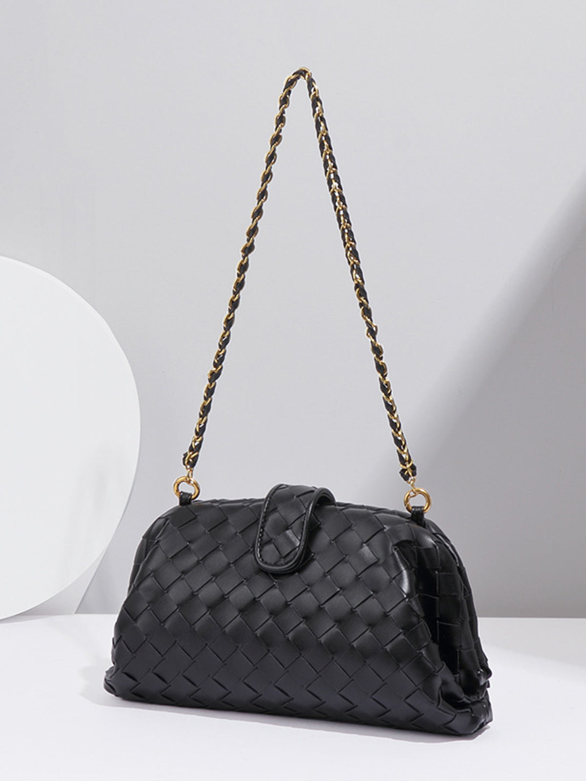 Woven Cloud Dumpling Shoulder Bag — Svelte Chic