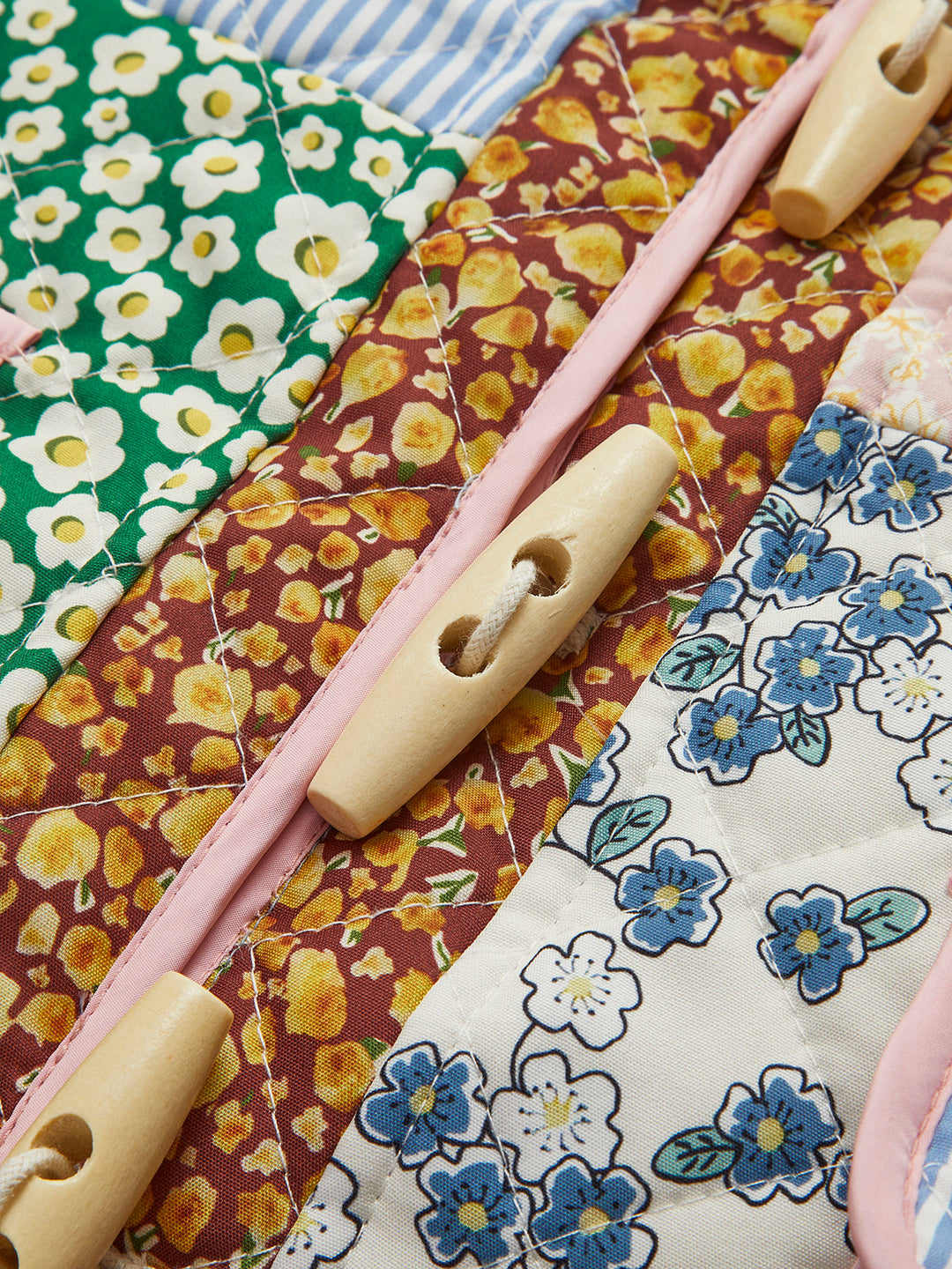 Açık Patchwork Ceket