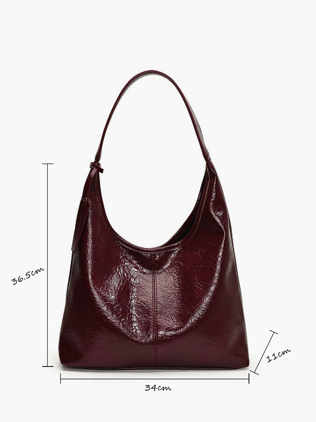Button Clasp Hobo Bag — Svelte Chic