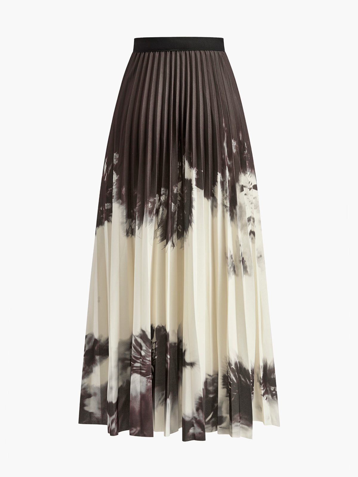 Vintage Tie Dye Ruffle Midi Skirt — Svelte Chic