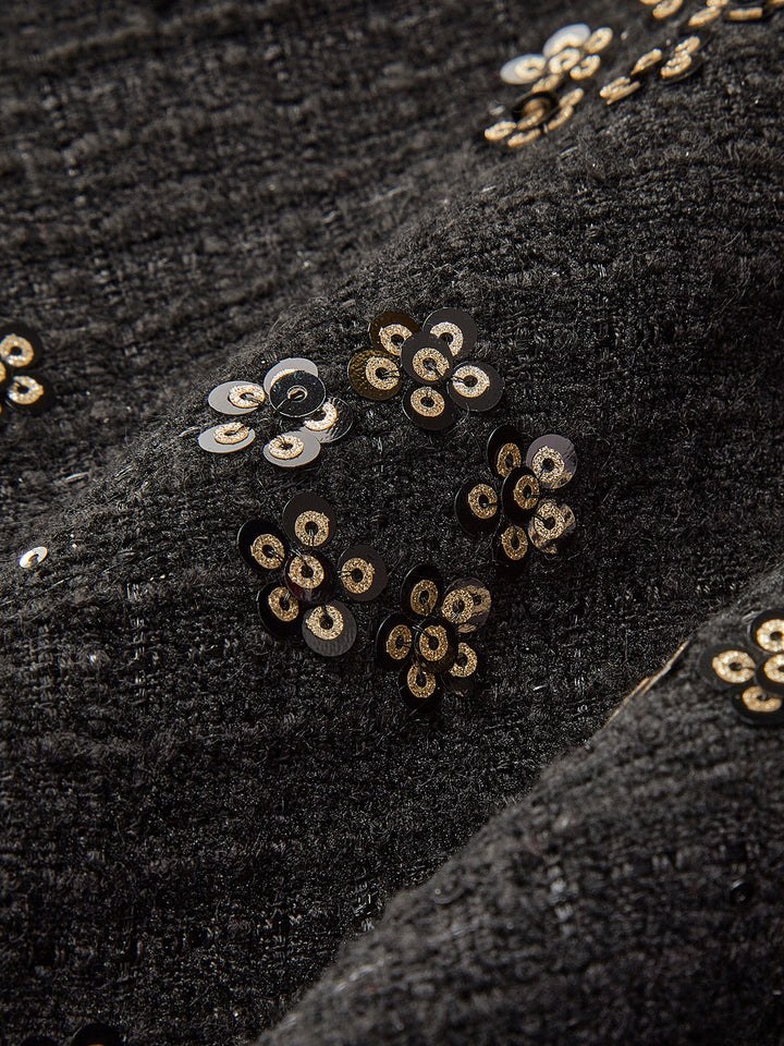 Копринена пола с последователен флорален принт 