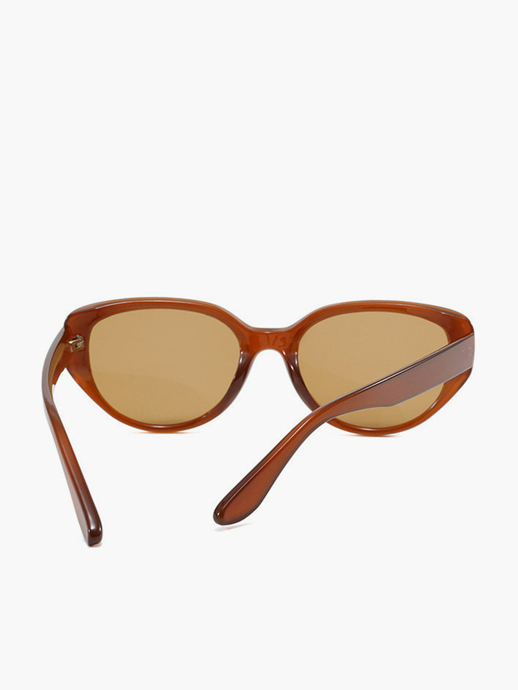 Retro Cat Eye Sunglasses in Brown — Svelte Chic