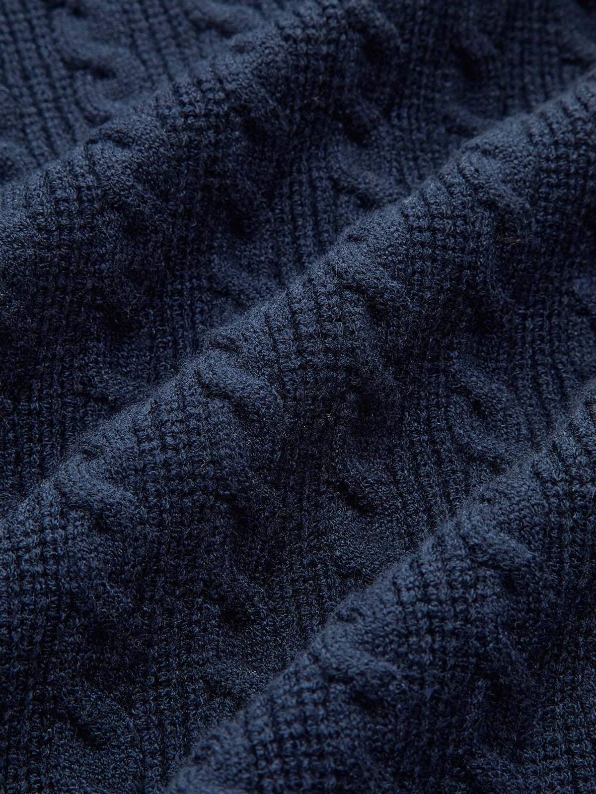 Cable Knit Button Panel Cardigan — Svelte Chic