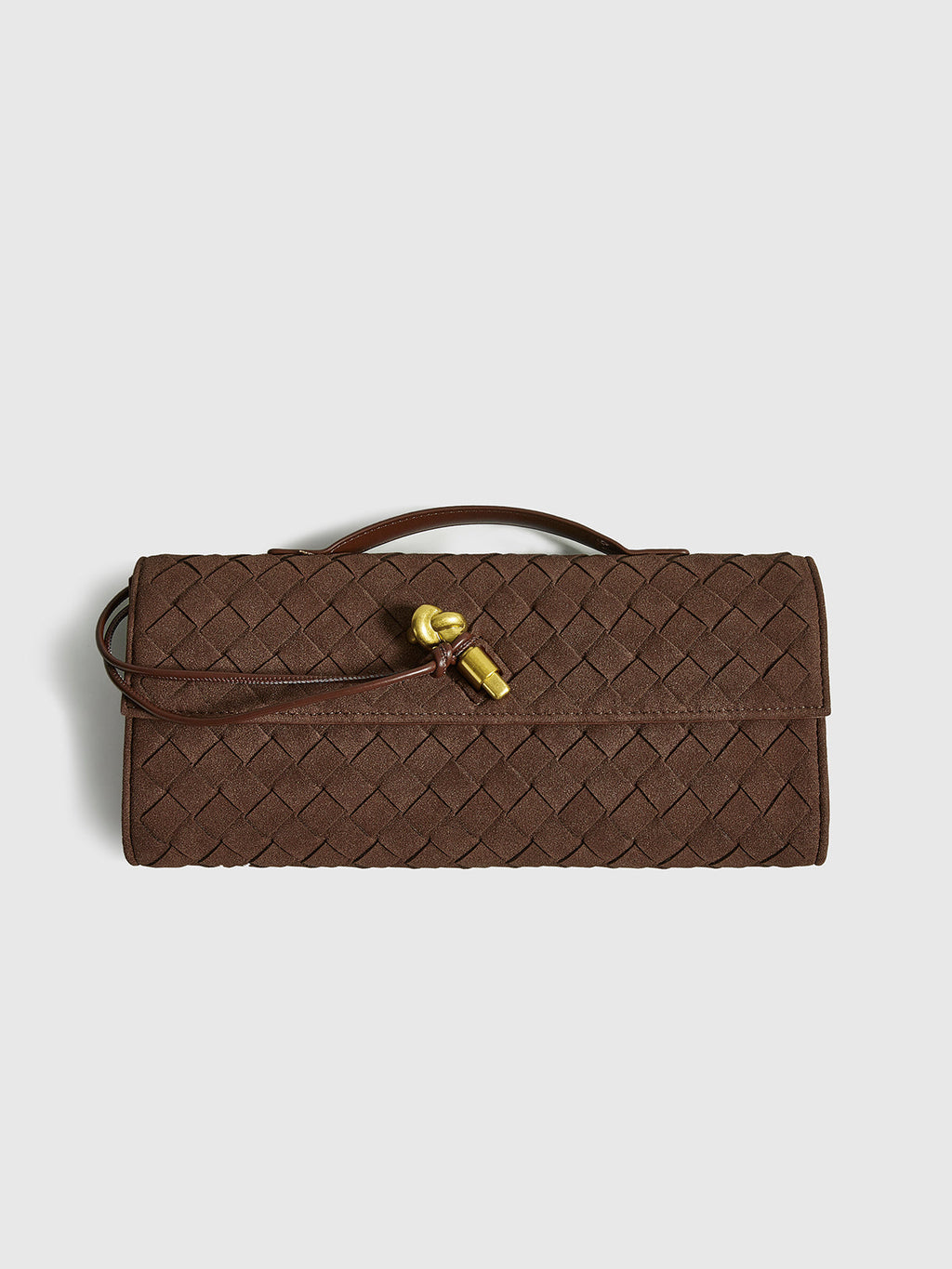 Flap Suede Clutch Bag — Svelte Chic