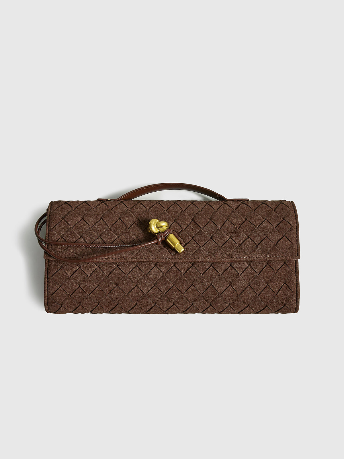 Flap Suede Clutch Bag — Svelte Chic