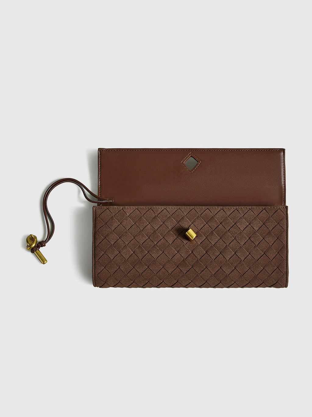 Flap Suede Clutch Bag — Svelte Chic