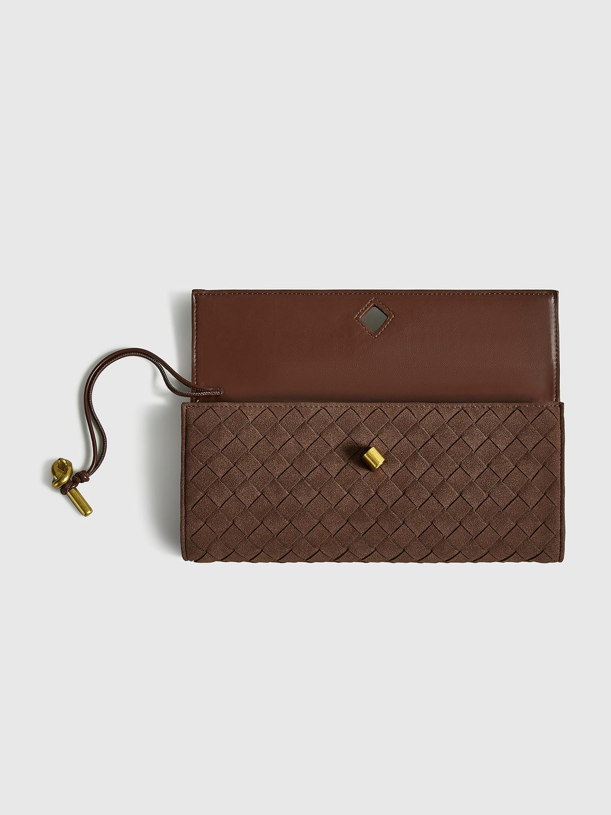 Flap Suede Clutch Bag — Svelte Chic