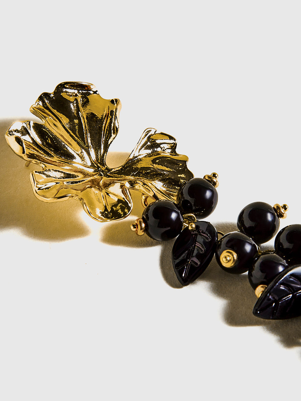 Flower Ball Beaded Tassel Earrings — Svelte Chic
