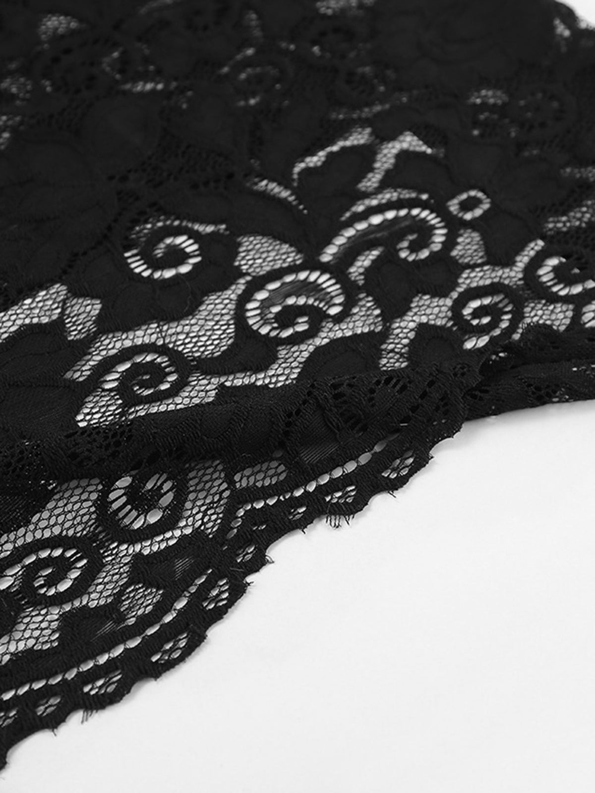 Semi-Sheer Lace Maxi Dress — Svelte Chic