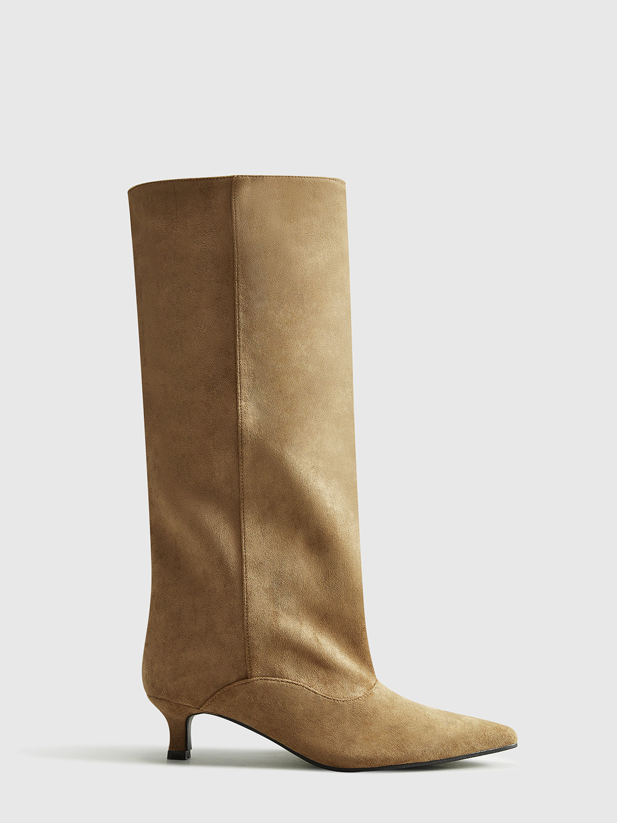 Kitten Heel Knee High Boots — Svelte Chic