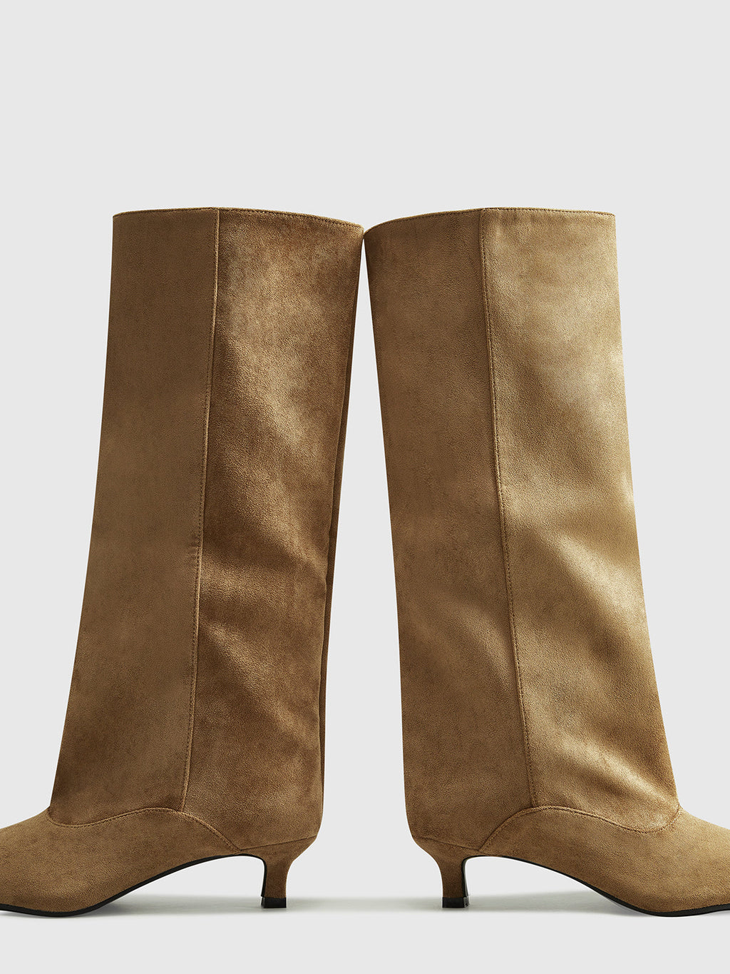 Kitten Heel Knee High Boots — Svelte Chic