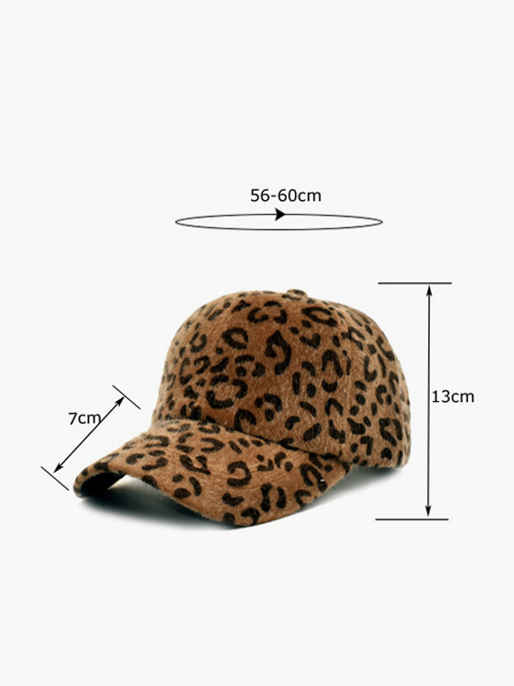 Leopard Print Fluffy Cap — Svelte Chic