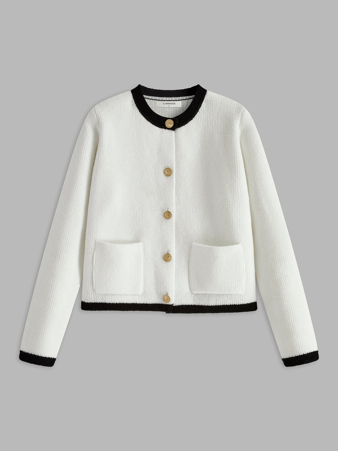 Düğme Detay Yumuşak Hırka