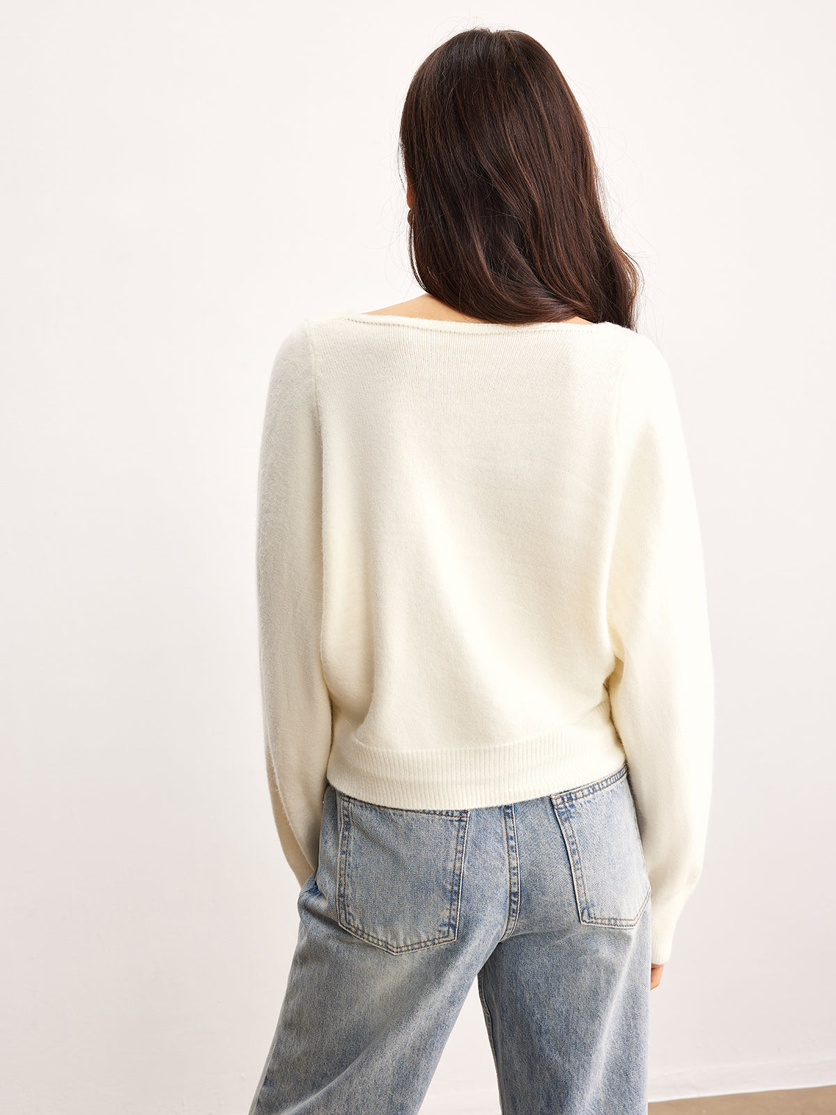 V-Neck Metal Button Cardigan — Svelte Chic