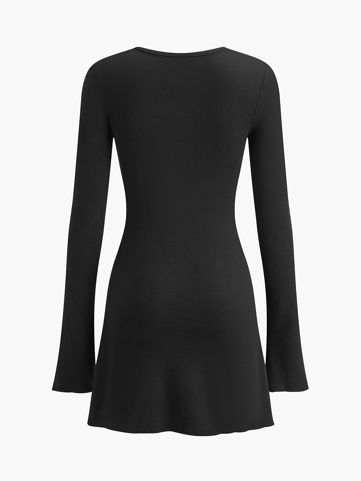 Circle Ring Cutout Jersey Mini Dress — Svelte Chic