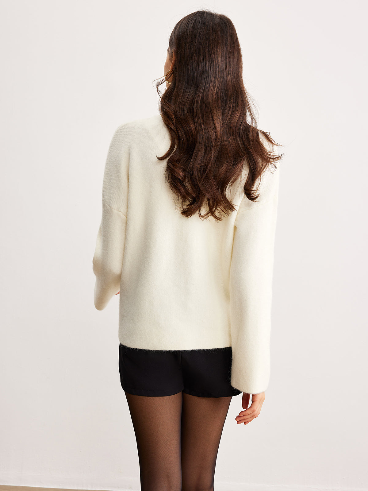 Minimalist Button Split Cardigan — Svelte Chic