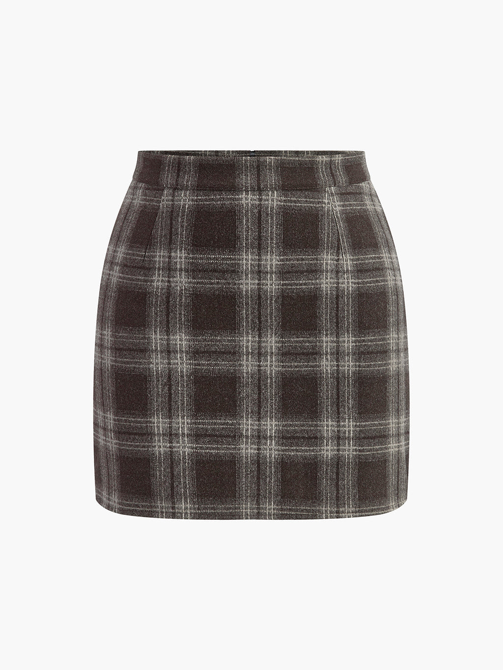 Check Tweed Mini Skirt — Svelte Chic