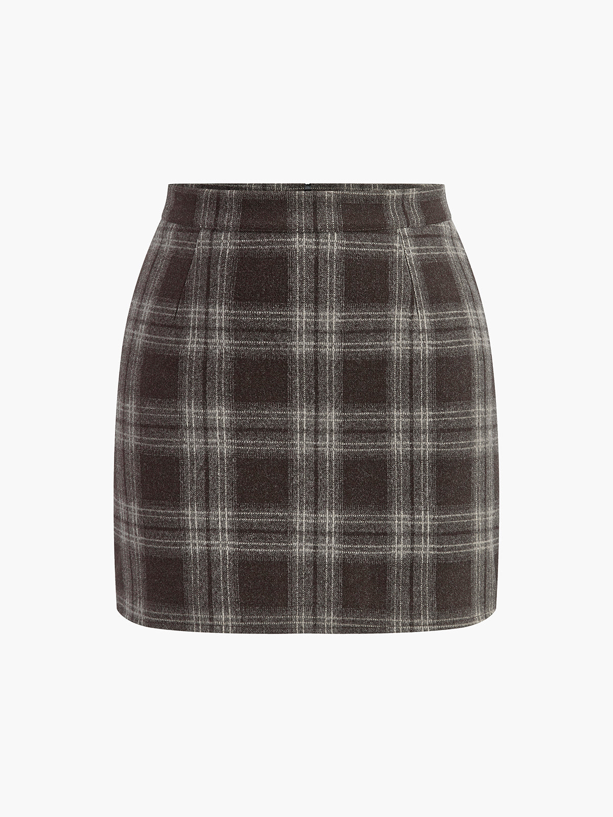 Check Tweed Mini Skirt — Svelte Chic