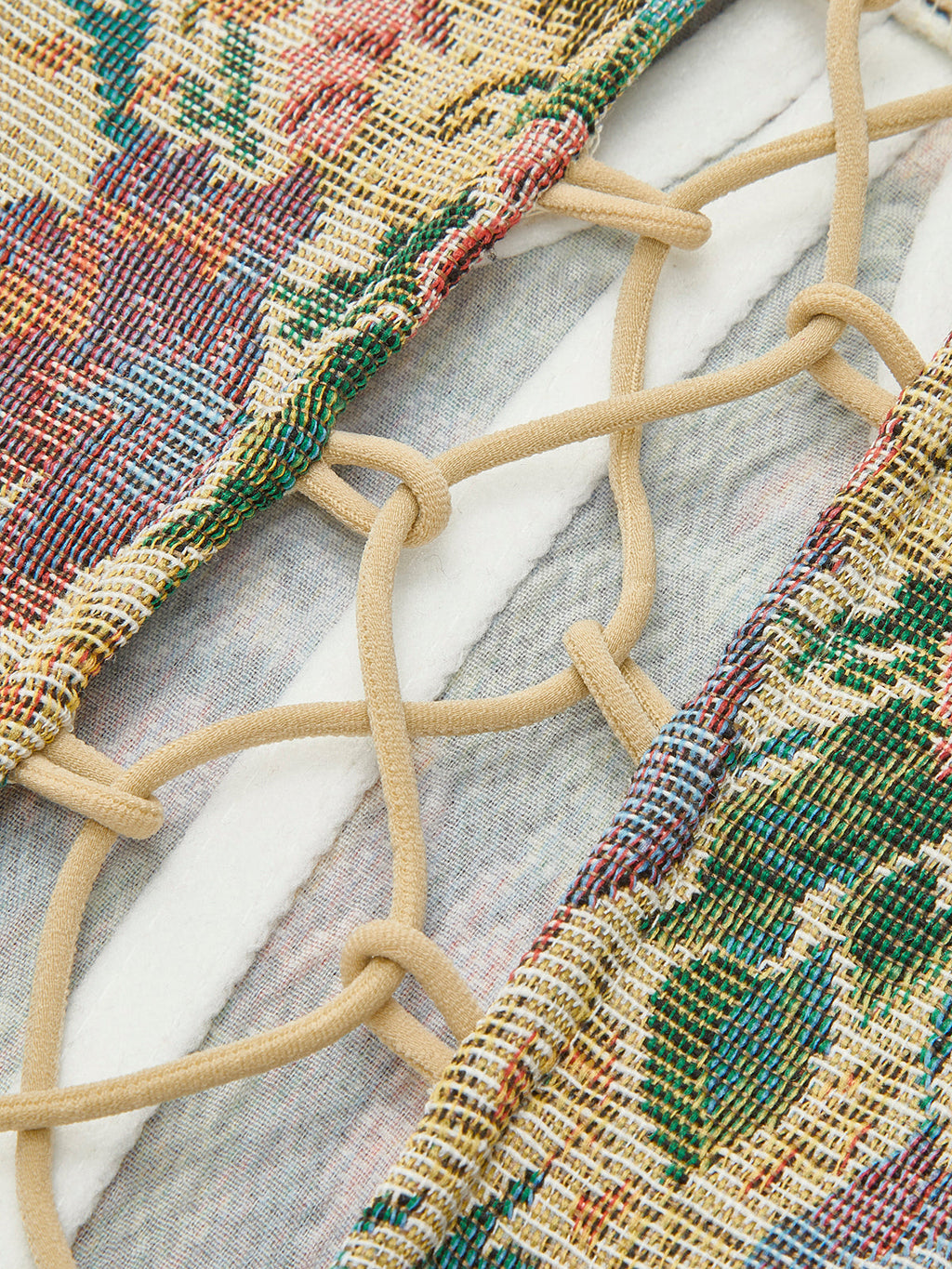 Floral Embroidery Drawstring Corset — Svelte Chic