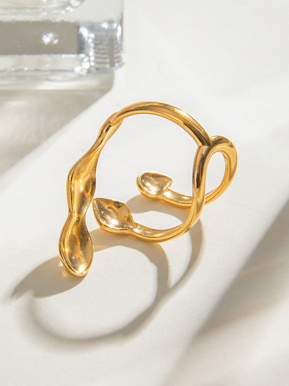 Liquid Lava Adjustable Open Ring — Svelte Chic