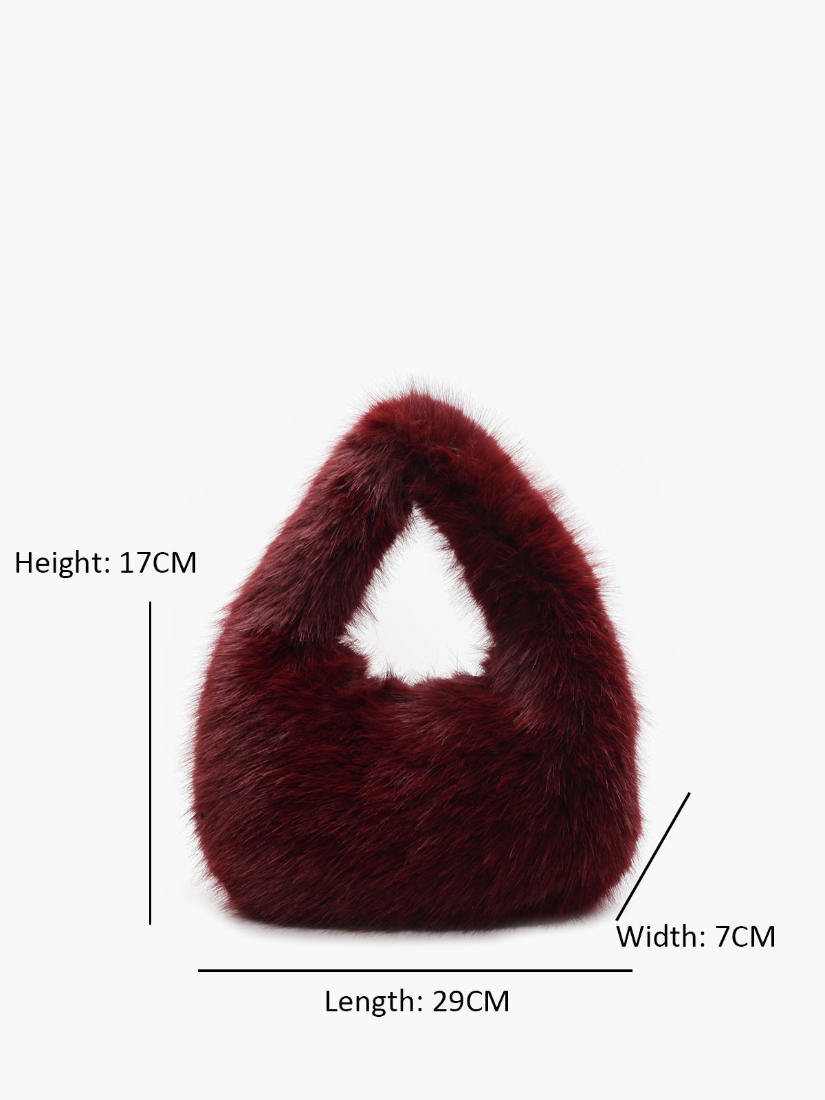 Rounded Faux Fur Bag — Svelte Chic