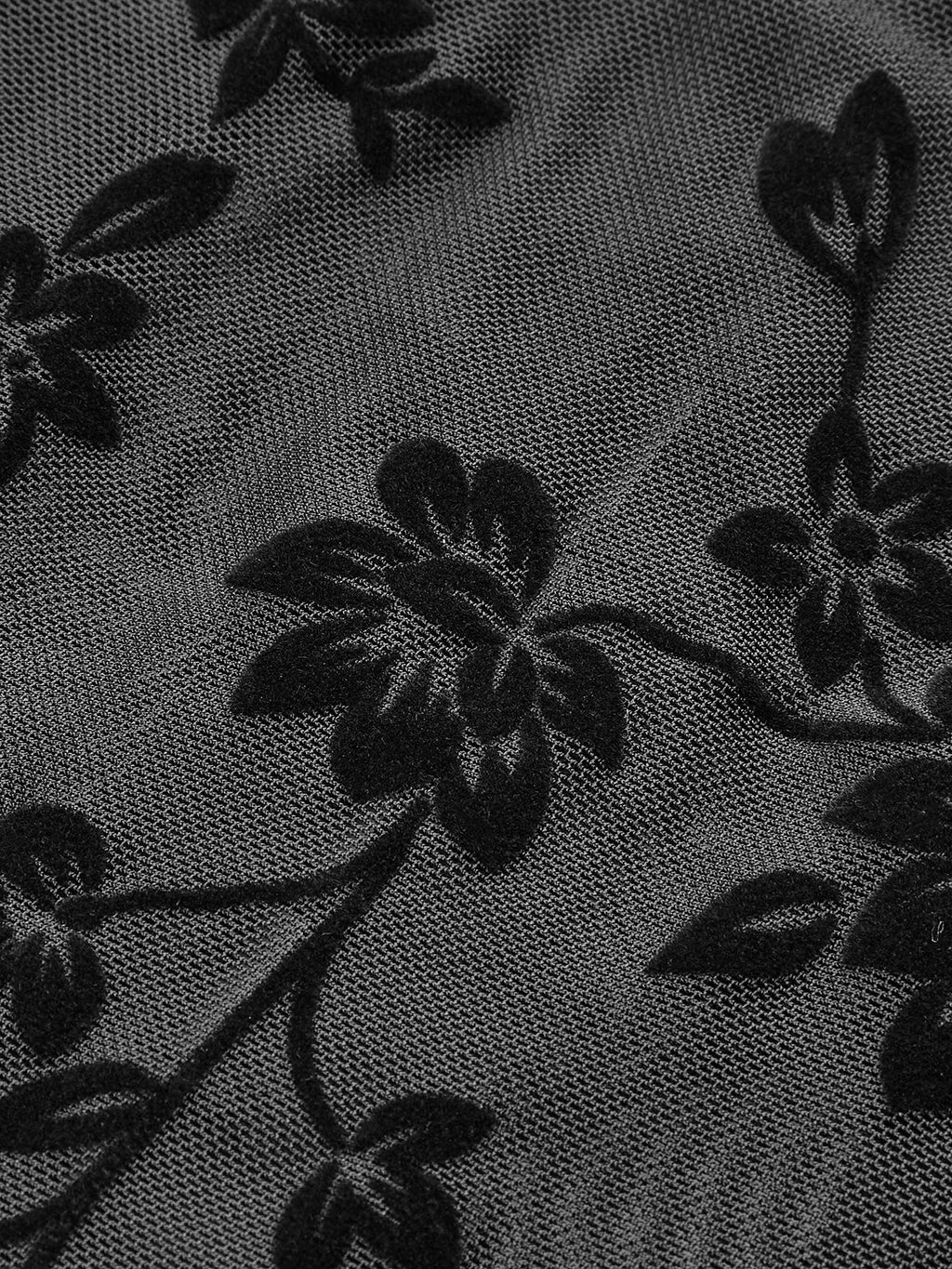 Floral Mesh Structured Corset — Svelte Chic