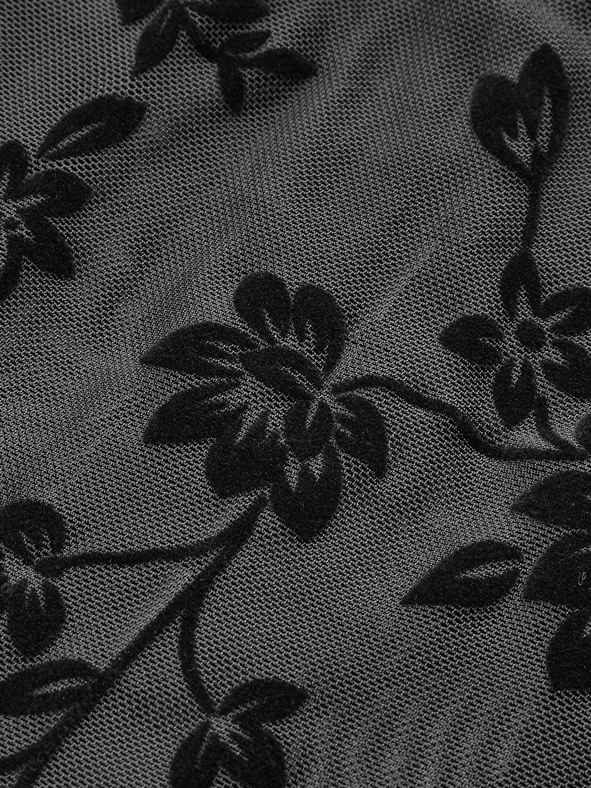 Floral Mesh Structured Corset — Svelte Chic