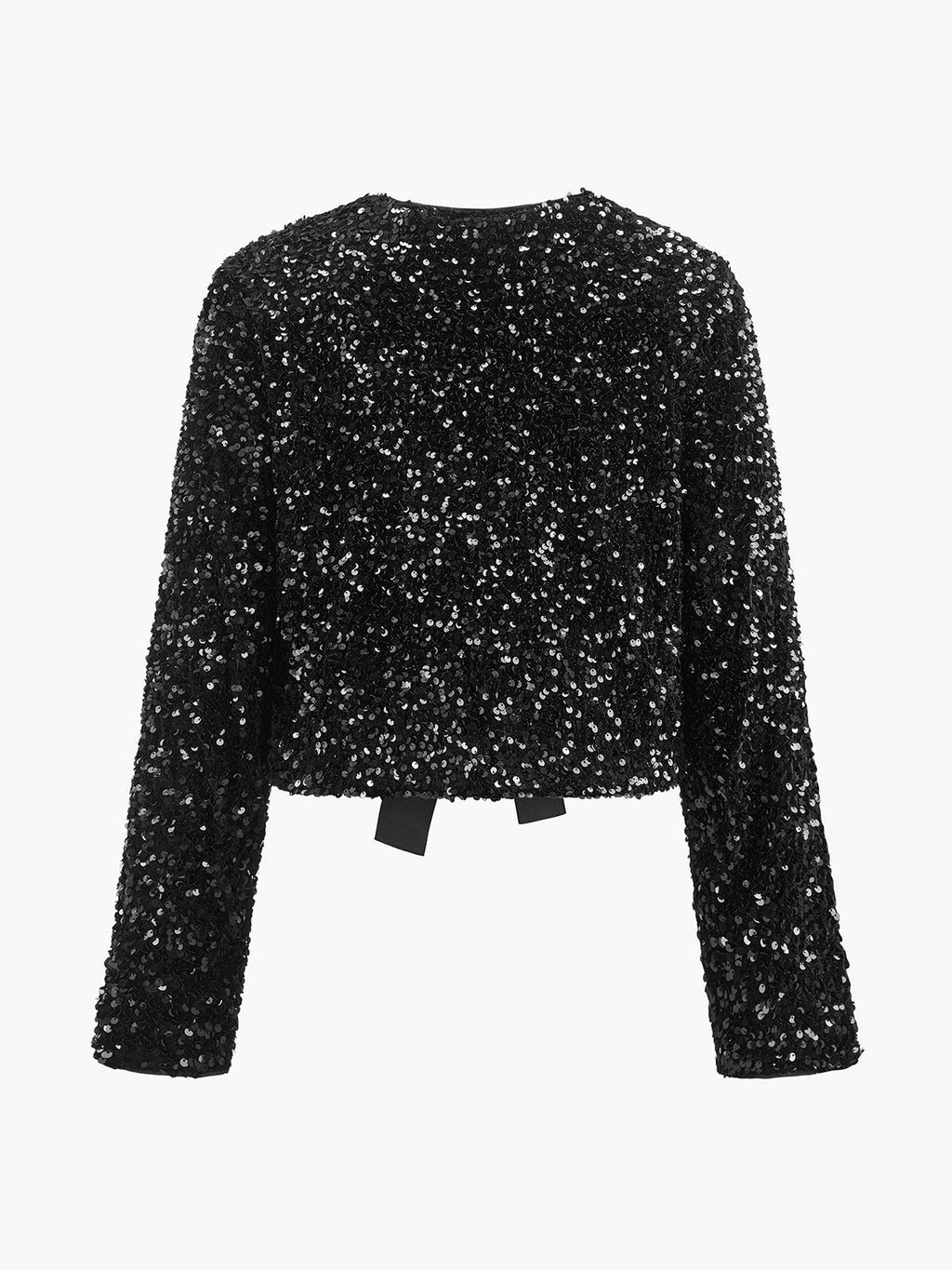 Sequin Velvet Bow Jacket — Svelte Chic