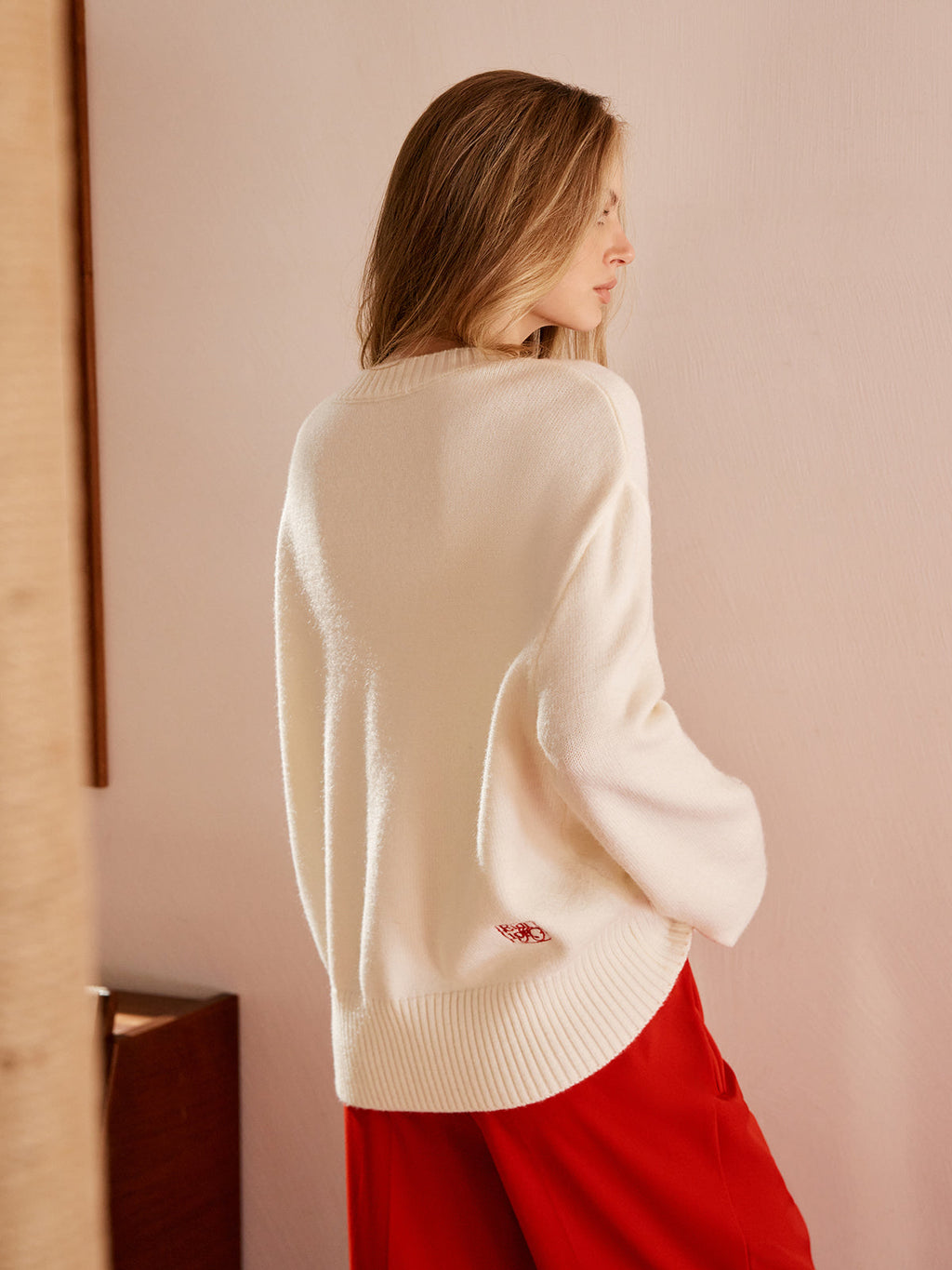 Jacquard Knit Sweatshirt — Svelte Chic
