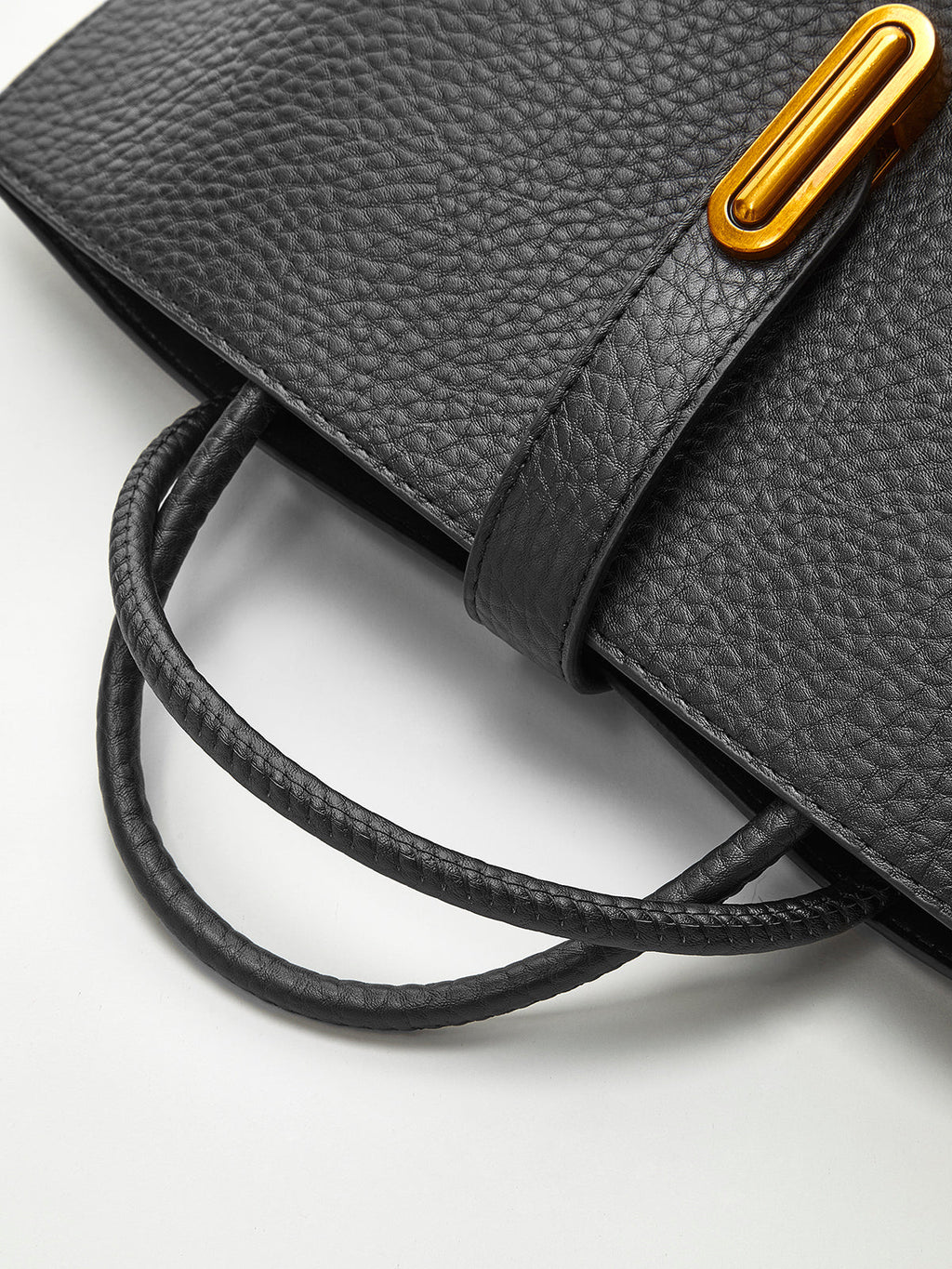 Textured Top Handle Bag — Svelte Chic