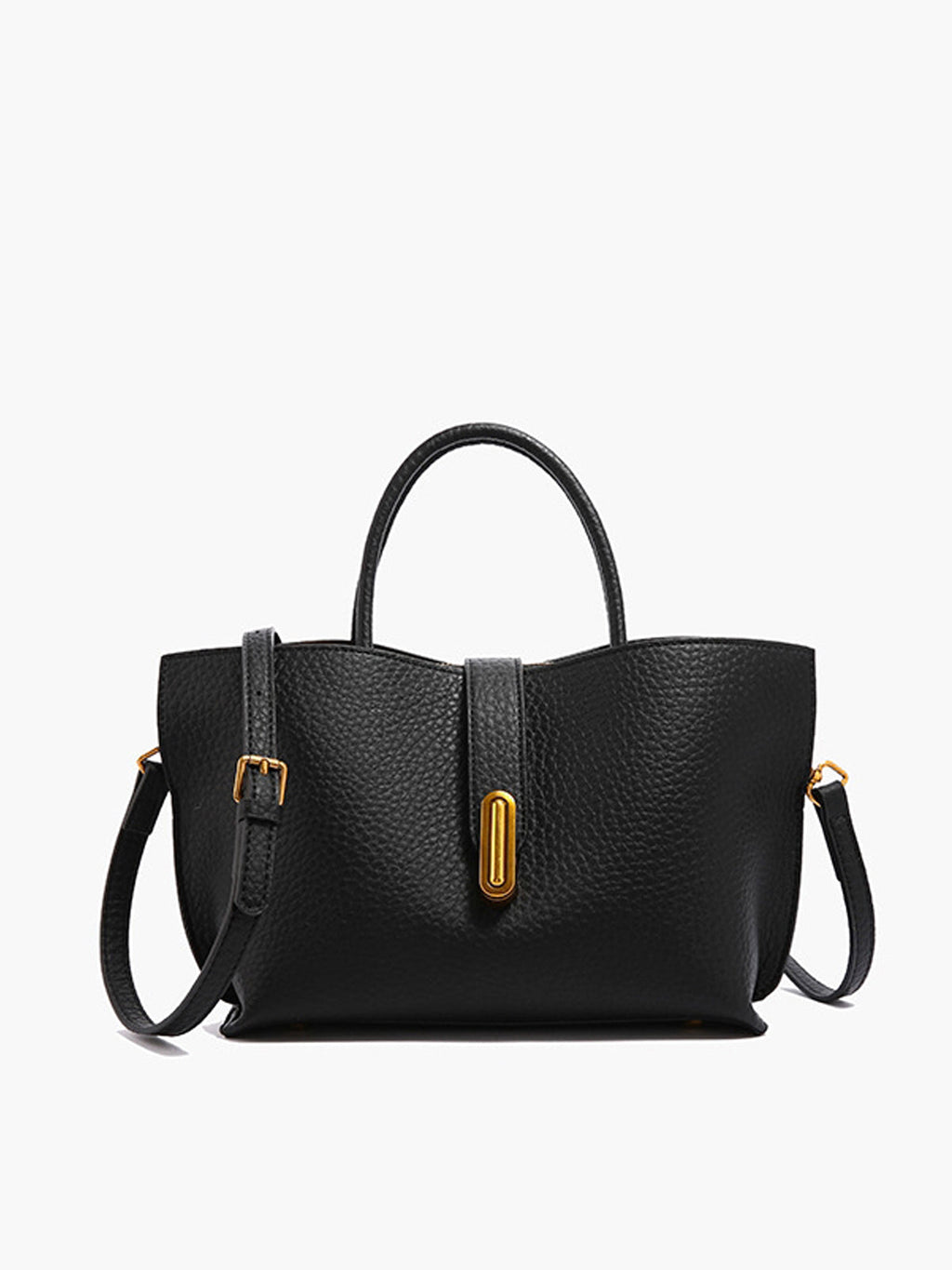 Textured Top Handle Bag — Svelte Chic