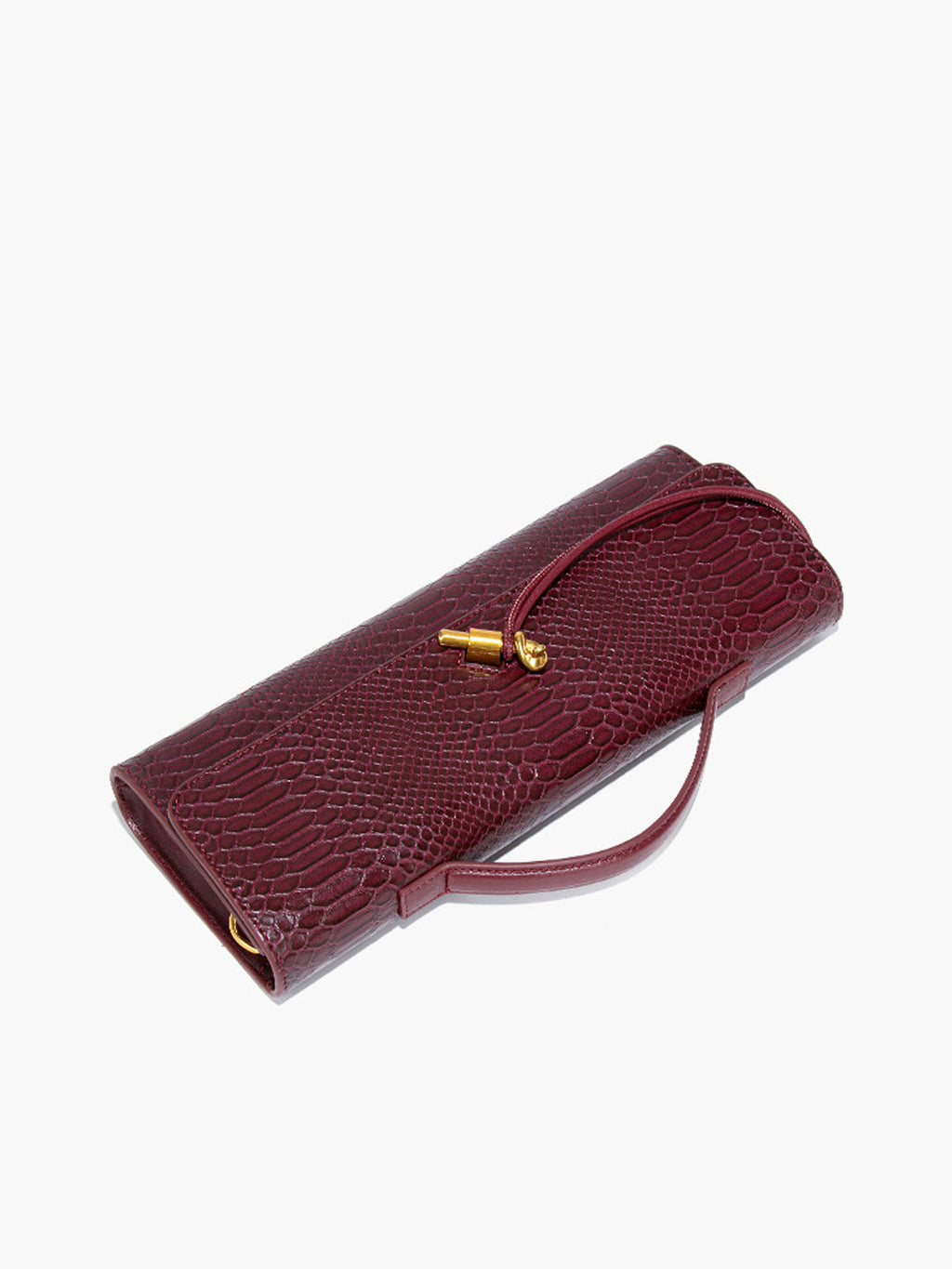 Textured Double Flap Shoulder Bag — Svelte Chic